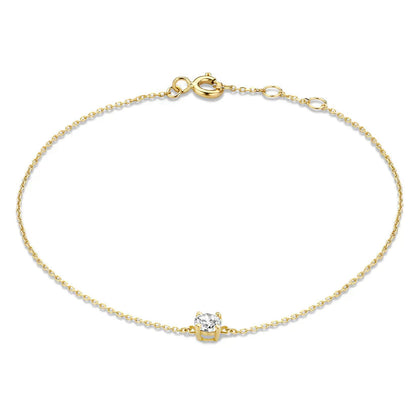 Cléa Stone Bracelet | White Gold Maya Henry Jewelry
