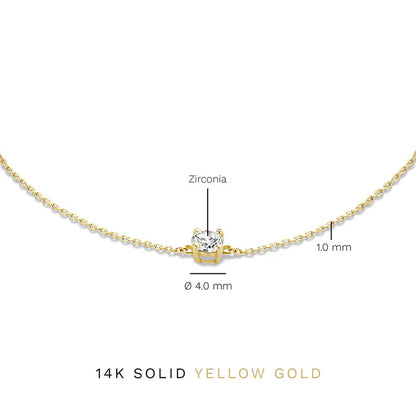 Cléa Stone Bracelet | White Gold Maya Henry Jewelry