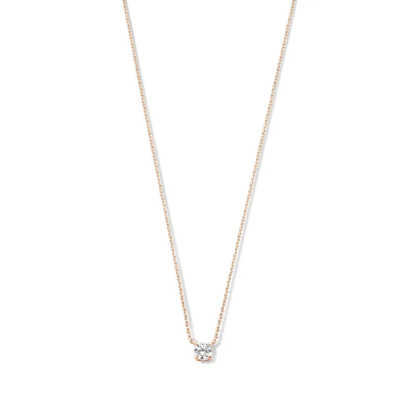 Cléa Stone Necklace | White Gold Maya Henry Jewelry