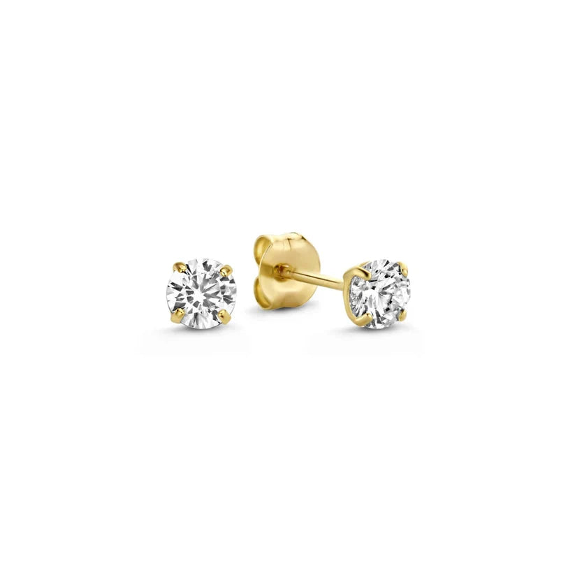 Dara Brillane Stone Earrings Set | Gold Maya Henry Jewelry