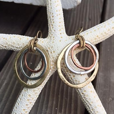 Gold & Silver Vintage Earrings Maya Henry Jewelry