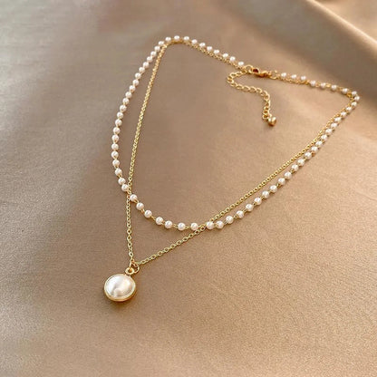Timeless Pearl Necklace | Gold Maya Henry Jewelry