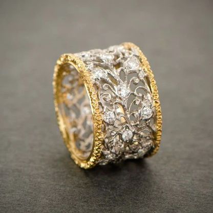 Mika - Vintage Zirconia Ivy Ring Maya Henry Jewelry