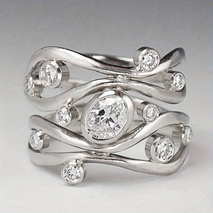 Vintage Irregular Silver Ring Maya Henry Jewelry