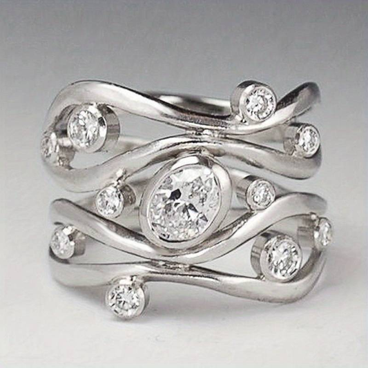 Vintage Irregular Silver Ring Maya Henry Jewelry