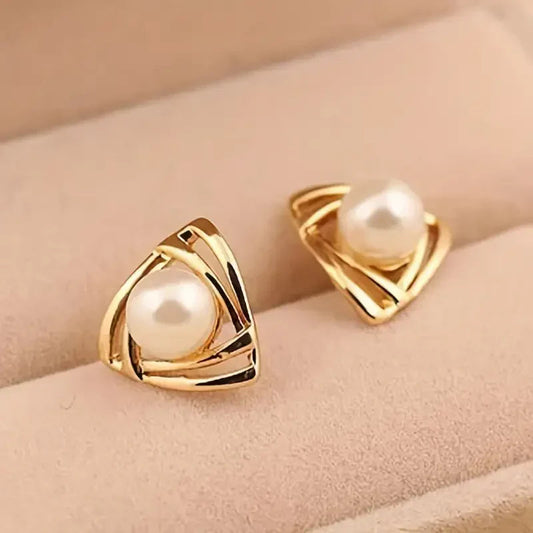 Exquisite Pearl and Gold Earrings | Gold Maya Henry Jewelry
