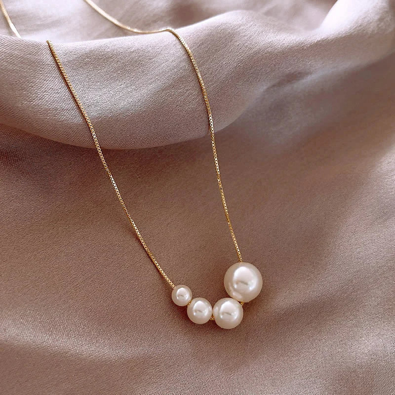 Exquisite Pearl Necklace | Gold Maya Henry Jewelry