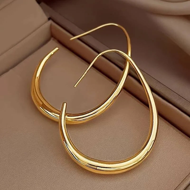 Antique Gold Hoop Earrings | Gold Maya Henry Jewelry