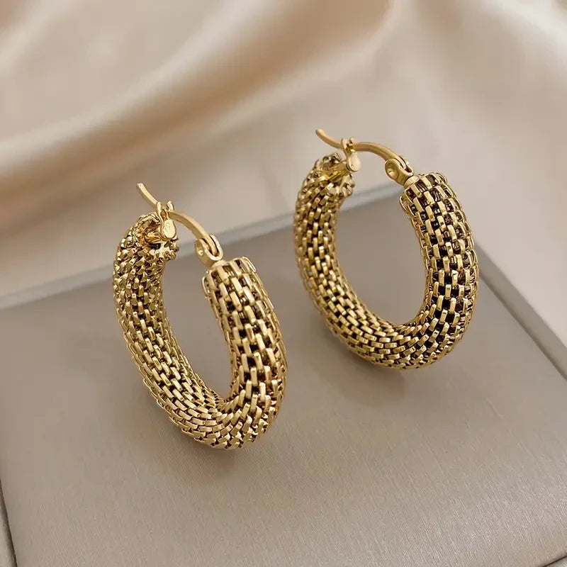 Golden Tide Hoop Earrings | Gold Maya Henry Jewelry