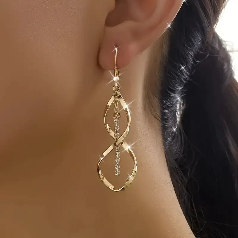 Sunbeam Spiral Earrings | Gold Maya Henry Jewelry
