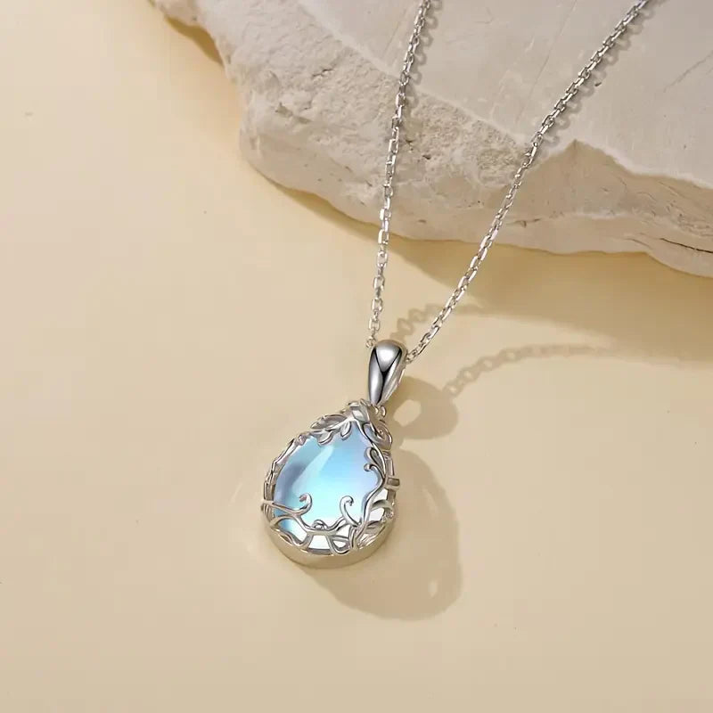 Moonlit Glacier Pendant Necklace | White Gold Maya Henry Jewelry