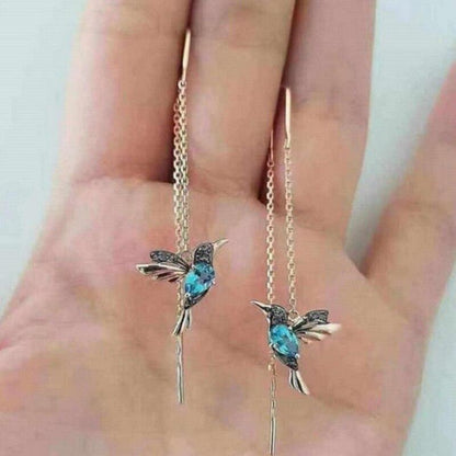 Colibri Enamel & Zirconia Earrings Maya Henry Jewelry