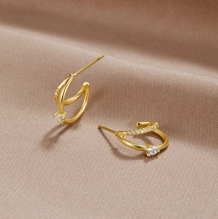 Artie Crystal Earrings Maya Henry Jewelry