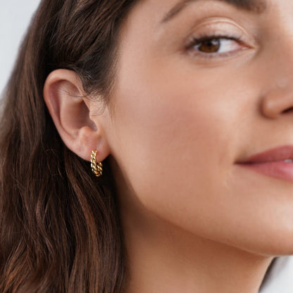Luna Twist Earrings Maya Henry Jewelry