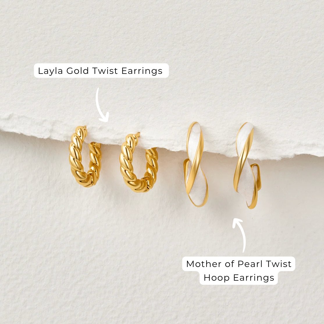 Luna Twist Earrings Maya Henry Jewelry