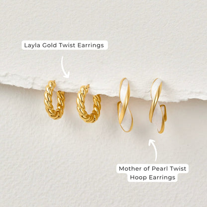 Luna Twist Earrings Maya Henry Jewelry