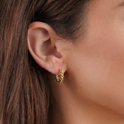 Luna Twist Earrings Maya Henry Jewelry