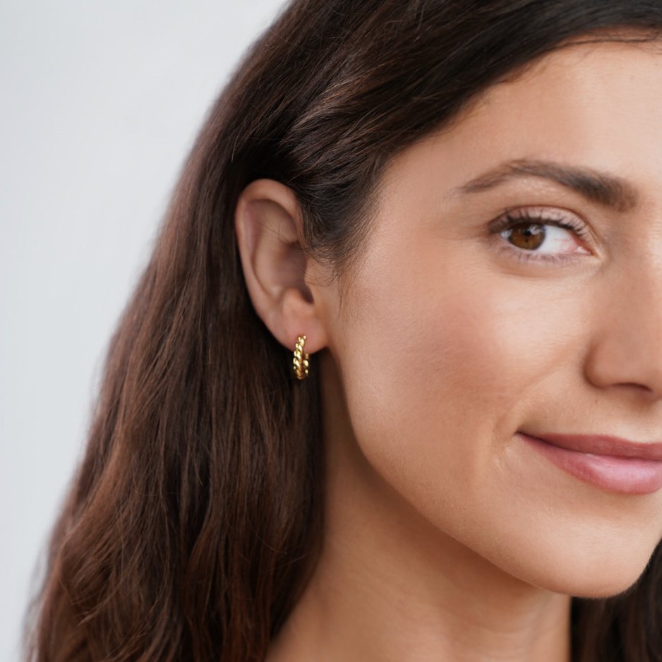 Luna Twist Earrings Maya Henry Jewelry
