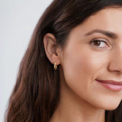 Luna Twist Earrings Maya Henry Jewelry