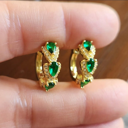 Sylvarra Jadelisse Earrings | Gold Maya Henry Jewelry