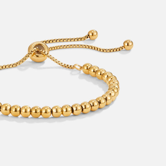 Nila Beaded Gold Bracelet Maya Henry Jewelry