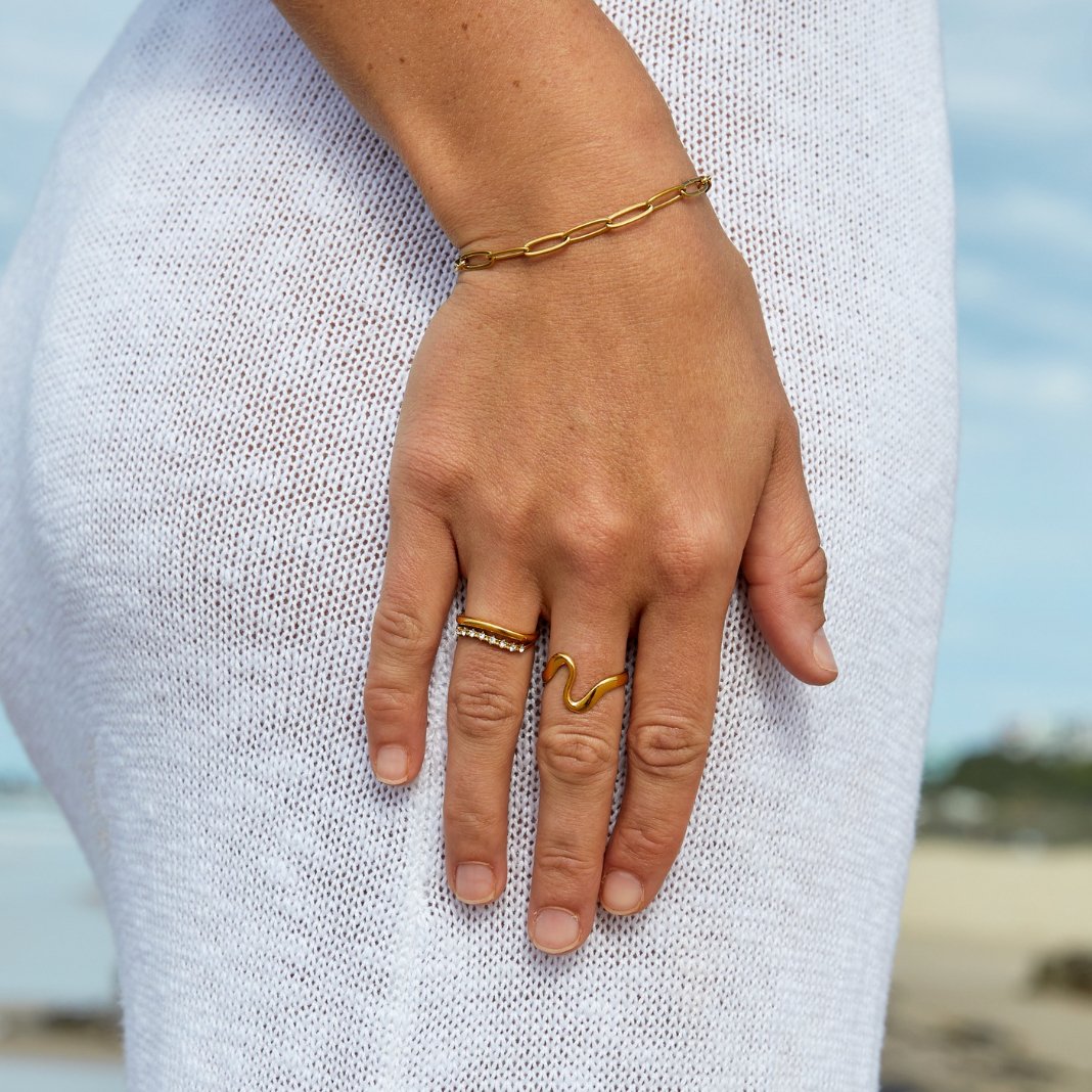 Clip Gold Bracelet Maya Henry Jewelry
