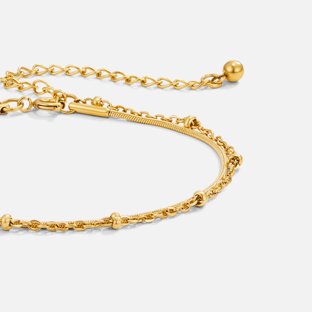Pia Gold Layered Bracelet Maya Henry Jewelry