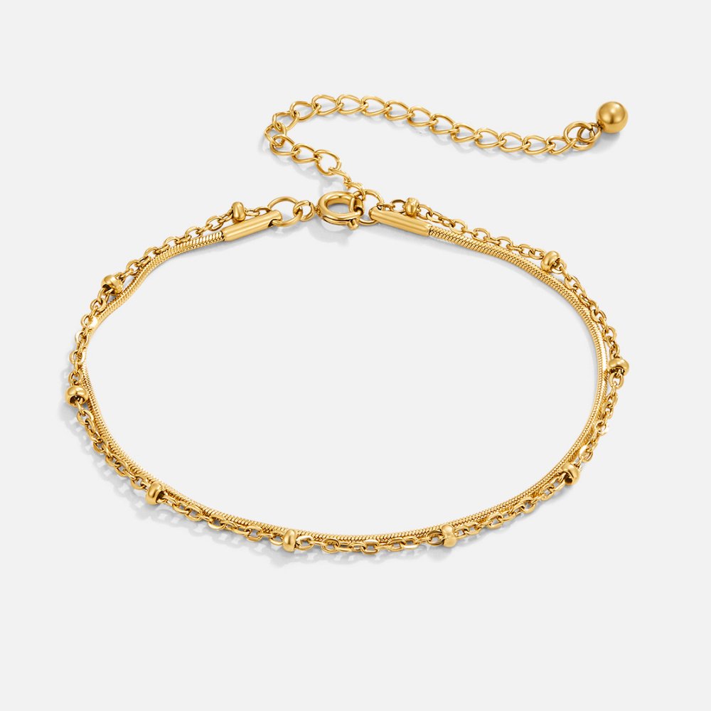 Pia Gold Layered Bracelet Maya Henry Jewelry