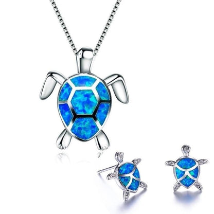 Opal Sea Turtle Jewelry Set Maya Henry Jewelry