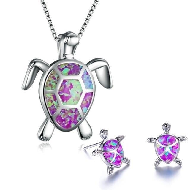 Opal Sea Turtle Jewelry Set Maya Henry Jewelry