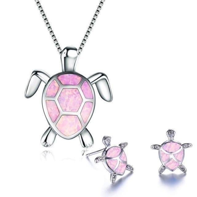 Opal Sea Turtle Jewelry Set Maya Henry Jewelry