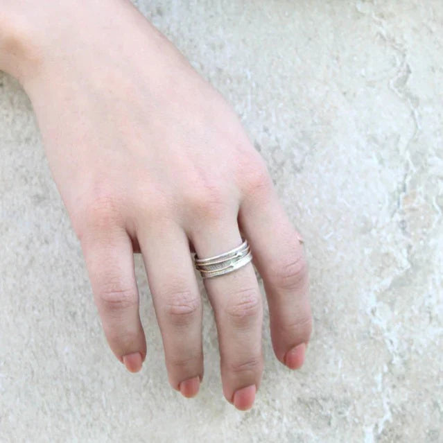 Shine - Gold Layered Silver Ring Maya Henry Jewelry
