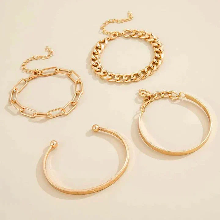 Elan Mercer Bracelet Set | Gold Maya Henry Jewelry