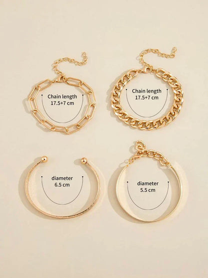 Elan Mercer Bracelet Set | Gold Maya Henry Jewelry