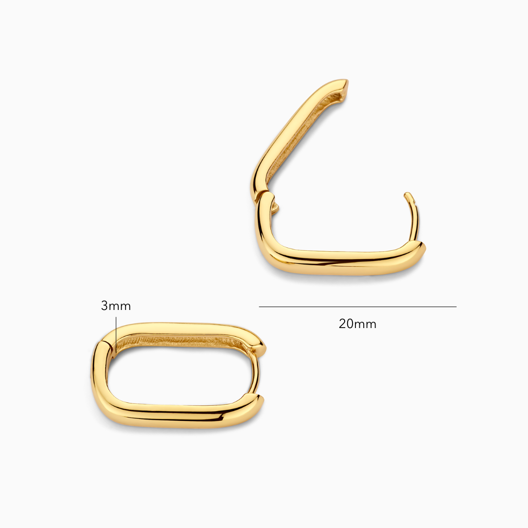 Icon Hoops | Gold Maya Henry Jewelry