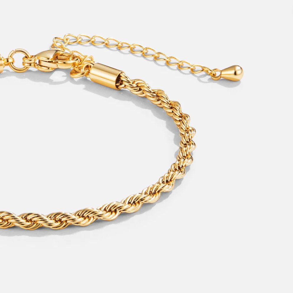Twisted Chic Gold Bracelet Maya Henry Jewelry