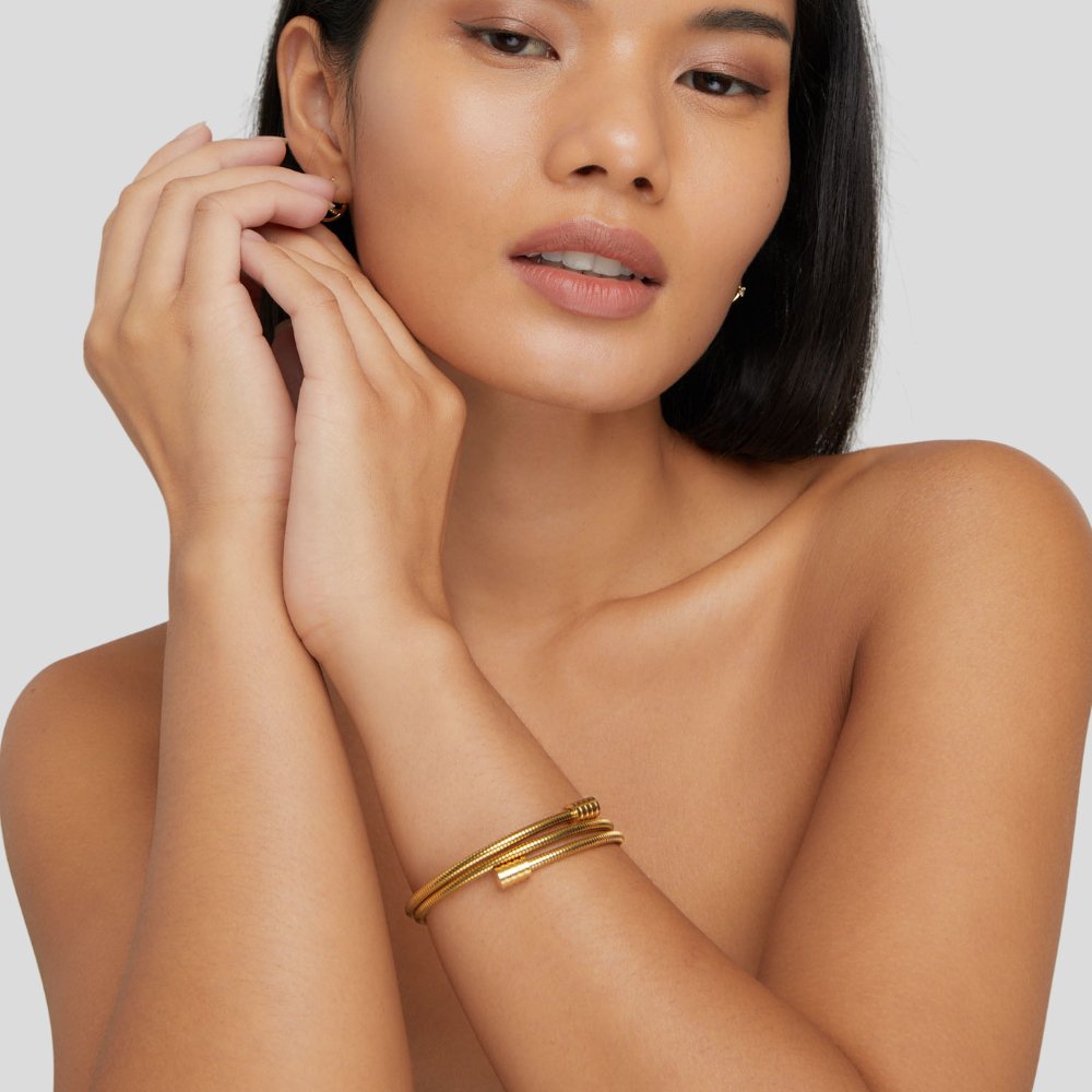 Twisted Gold Bracelet Maya Henry Jewelry