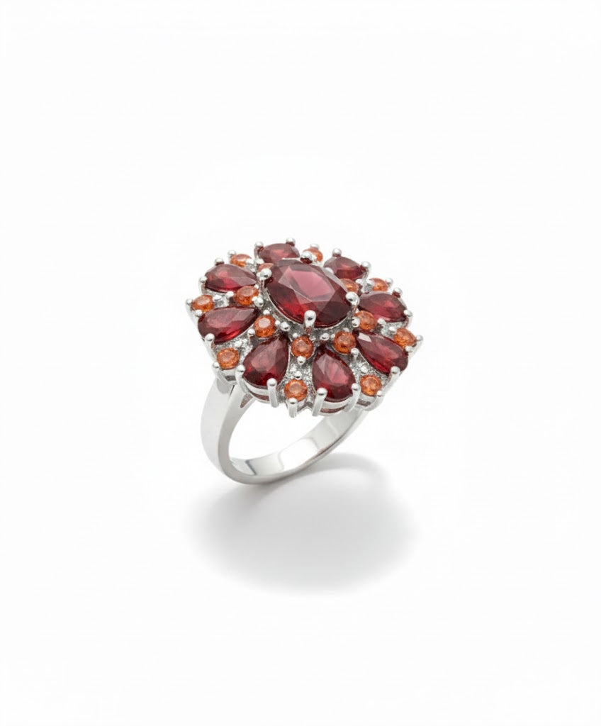 Scarlet Petal Ring | Gold Maya Henry Jewelry