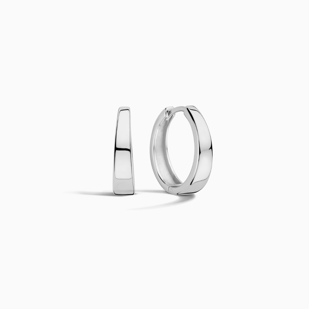 Gia Hoops | White Gold Maya Henry Jewelry